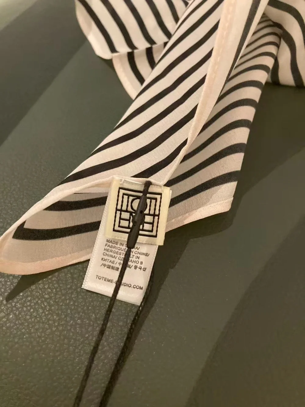 Toteme silk scarf